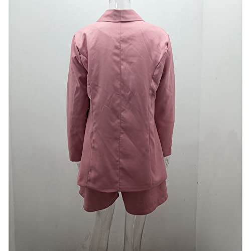 Conjunto de terno feminino de manga longa de 3 peças 2022, blazer casual com botões, blazer + tops s