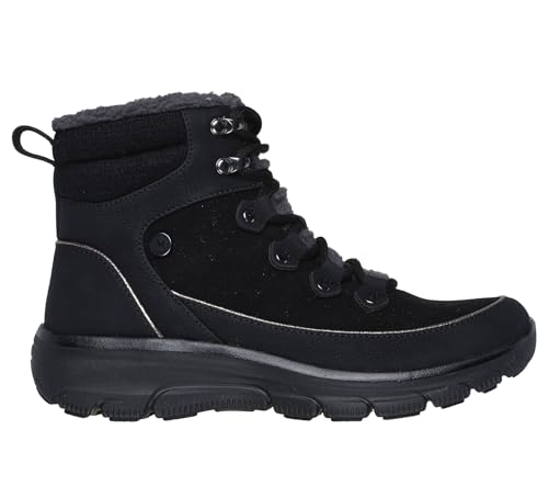 Skechers Women's Martha Stewart Relaxed Fit: Easy Going - Winter Road 2, Black, 7 Medium US