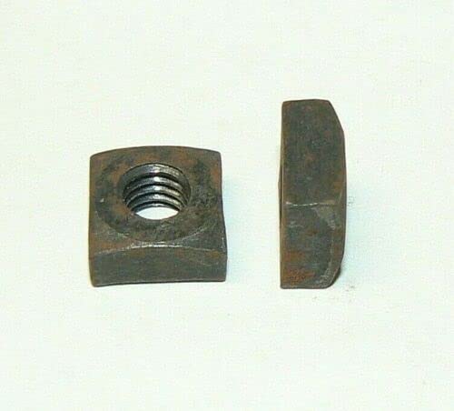 5/16"-18 Square Nuts (Semi-Finished) - Plain Finish - Lot of 50 Pcs. HQ