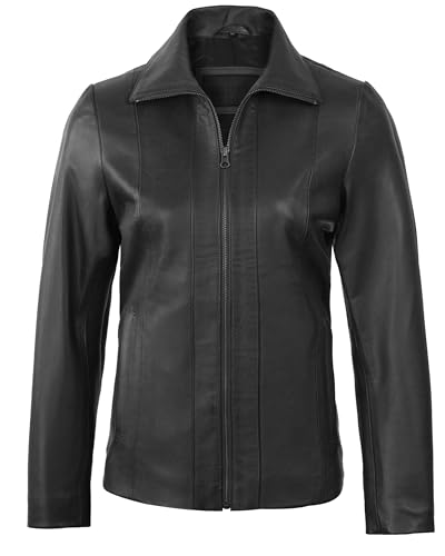 Decrum Leather Jacket Women - Casual Coat Style Real Lambskin Leather Jackets for Women3