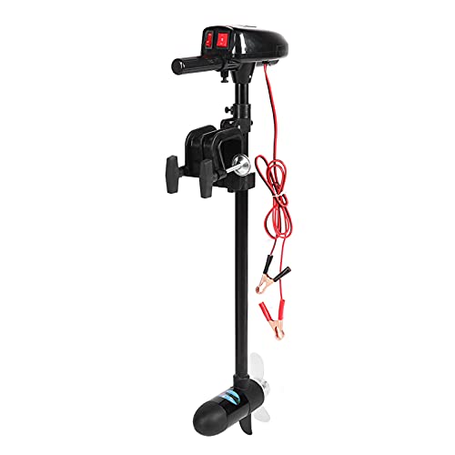 Motore per barca, metallo 12V 18 lbs telescopico spazzolato multi-gear elettrico elettrico motore da pesca alla traina con per gommone barca marina