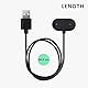kwmobile USB Kabel Charger kompatibel mit Huami Amazfit Cheetah/GTS 4 / GTR 4 / GTR 4 Pro Ladekabel - Smart Watch Ersatzkabel - Fitnesstracker Aufladekabel in Schwarz