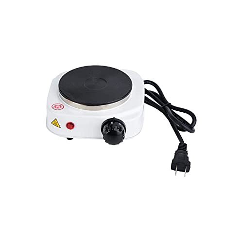 Mini Stove, Electric Single Burner, Compact and Portable, Adjustable Temperature Hot Plate, 500W Multifunctional Home Heater(US)
