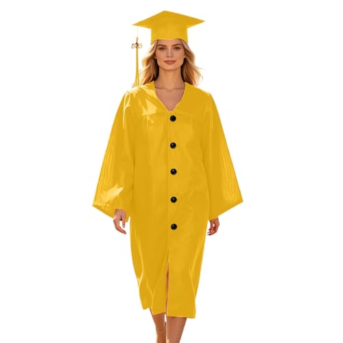 Robe de remise de diplôme et chapeau talar académique unisexe