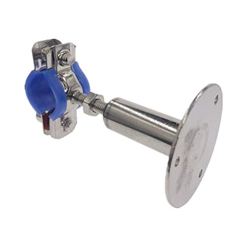 Herramientas de reparación de tuberías 2pcs 304 abrazo acero inoxidable Clips aro ajustable Tubo Tornillo Soporte Circular Abrazadera de suspensión de tuberías sujetadores for tubo (Size : 80 89MM)