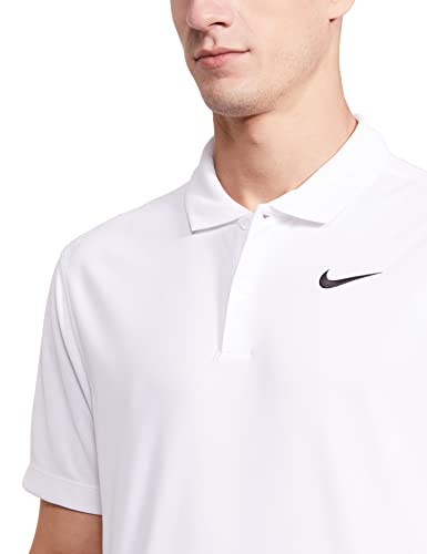 Image of Nike Mens Court Solid Tennis Polo Shirt