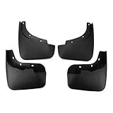 X AUTOHAUX 1set Front and Rear Mud Flaps Splash Guards Mud Guards for Audi Q7(Sport) 2006-2015 W/Mount Accessories