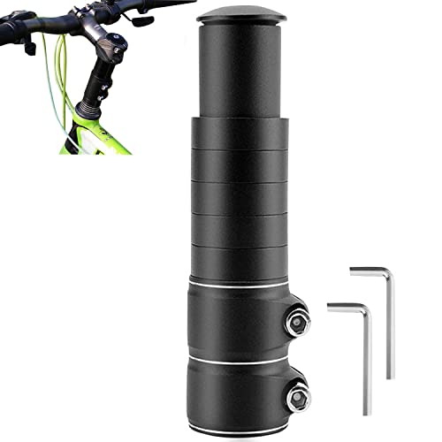 JINXIAN Elevador Manillar Bicicleta Vástago Manillar Bicicletacon Elevador Potencia Aluminio Adaptador de Manillar Extensor Vástago Horquilla Accesorios para Bicicleta de Montaña Carretera