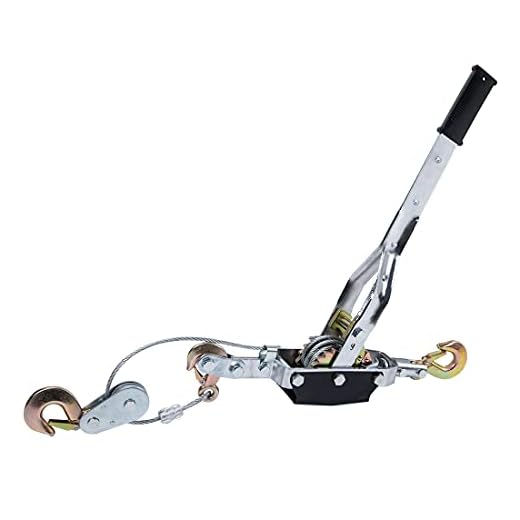 TBVECHI 5 Ton Heavy Duty Power Puller with 3 Hooks 2 Gears Automotive Hoist Cable Puller