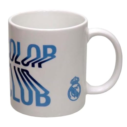 CYP BRANDS- Taza DE CERÁMICA EN Caja Real Madrid Utensilios de Cocina, Color Azul (Blanco), única (MG-45C-RM)