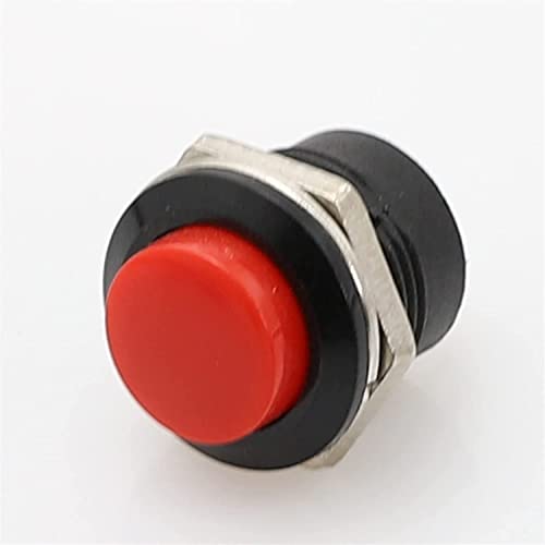 Interrupteur bouton-poussoir momentané 16mm R13-507 de réinitialisation automatique 250V lot de 5