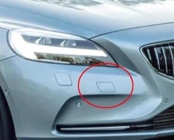 に適合する ボルボ V40 2012 2013 2014 2015 2016 2017 2018年式 フロントバンパー トウフック