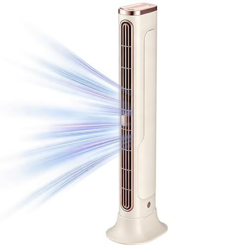 Rrlihjgu Pequeño Aire Acondicionado Para Dormitorio - Cámara Torre Compacta Portátil Recargable USB Sin Aspas | Ventilador de Aire Acondicionado Para Oficina Hogar Coche Camping Exterior Interior