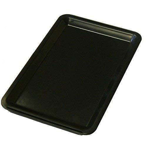 Black Plastic Rectangular Tip Tray. (1)