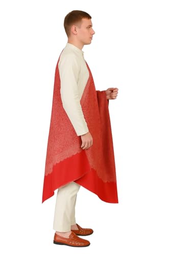 Image of Men's Kashmiri Wool Jamawar Shawl