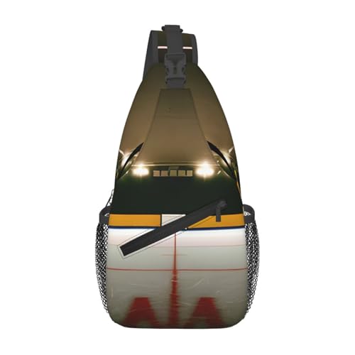 Hockey Stick Stylish Men'S Messenger Bag - Durable Polyester, Huge Capacity & Adjustable Strap