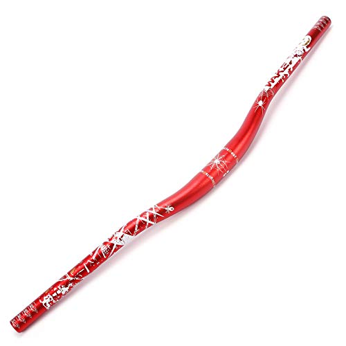 Anladia Manillar de Ciclismo de Bicicleta Modelo de Telaraño 720mm de Selección (Rojo)