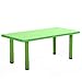 Kids Children Plastic Table Strong Study Garden Or Inside Table,Kindergarten,Home,Daycare Table,Toddlers Dining Table Game Table,Green