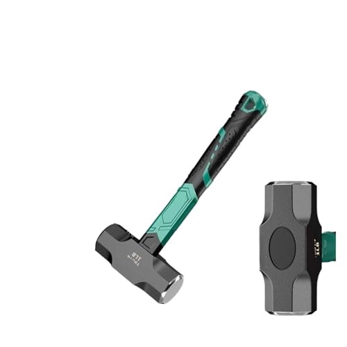 Marteau octogonal à haute teneur en carbone, solide et multifonctionnel, for démolition de murs domestiques, travail du bois, marteau de forgeron, outils à main(1LB)