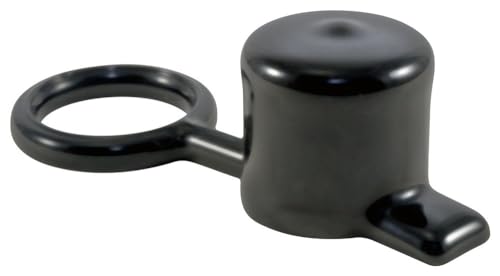 Bouchon en plastique Caplugs VTC-875-16 en vinyle noir pour protection de tubes