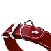 HUNTER AALBORG SPECIAL Hundehalsband, Leder, strapazierfähig, komfortabel, 40 (S), rot