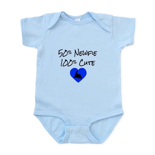 Image of CafePress 50% Newfie 100% Cute Infant Bodysuit Cute Infant Bodysuit Baby Romper