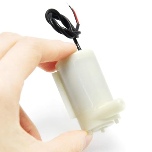 Image of SP Electron DC 3-6V Single Nozzle Submersible Pump Mini Water Pump & 2 Pcs 9V Battery with Connector, Switch & Pipe for Science Experiment Educational Kit