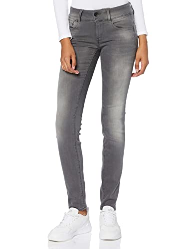 G-Star Raw Women's Midge Cody Mid Rise Skinny Fit Jeans, Medium Aged Grey, 24W x 32L