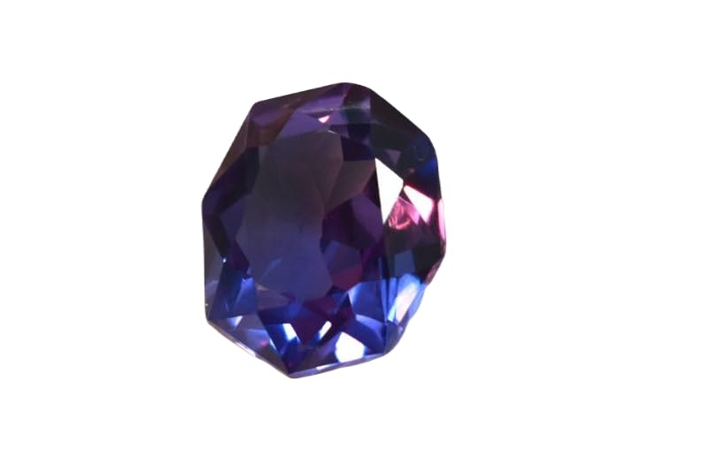 Alexandrite naturelle pierre précieuse taillée en vrac 15,7 mm pour pendentif DIY