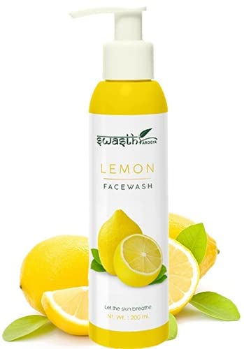 Swasth Arogya Lemon Face Wash || Acne || Dermatitis || Eczema || Pack Of 1 Bottle Fresh Lemon Face Wash (200ml.)
