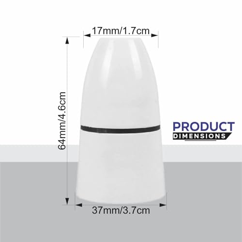 Ceiling Lamp Holder – High Temperature Resistant Bayonet Batten Light Bulb Socket, Ideal for Bathrooms & Confined Spaces – White. - Image 5