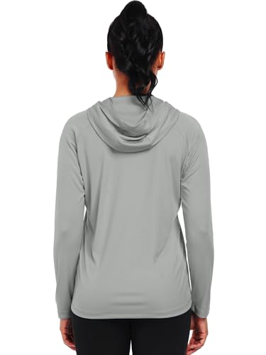NELEUS Women's Sun Protection Running Shirts Workout Athletic Shirts with Hoods3