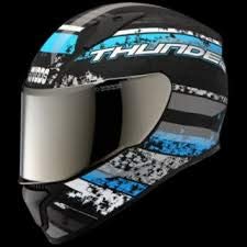 Studds Helmet Thunder D1 with Mirror Visor (Matt Black N1, x-large)-image-14