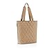 Produktbild reisenthel classic shopper M rhombus ginger  Geräumige Shopping Bag und edle Handtasche in einem  Aus wasserabweisendem Material