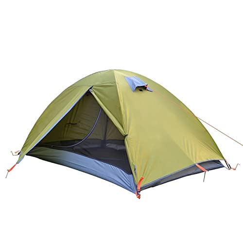 Tente camping légère 2 personnes pour voyager et bivouaquer en forêt