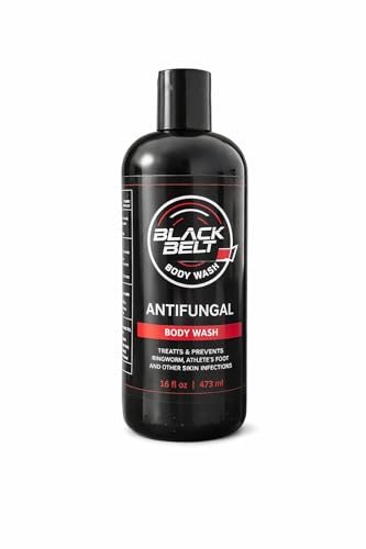Blackbelt Body Wash - Antifungal Athlete's Body Soap - Prevents and Treats Ringworm, Jock Itch and Athlete's Foot