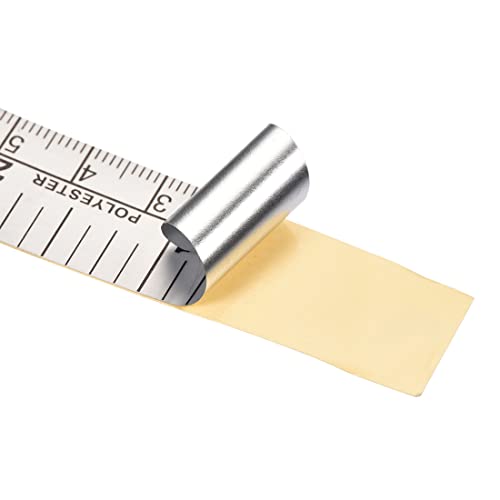 Uxcell Self-Adhesive Bande de mesure avec fractions 60 Pouces 150cm Ruban de mesure de l'arbre de travail, bande de mesure du pelage et du bâton pour le travail du bois, scie, table de rédaction