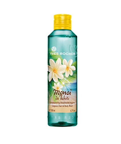 Yves Rocher Monoi de Tahiti Lagoon Hair and Body Wash, 200 ml./ 6.7 fl.oz.