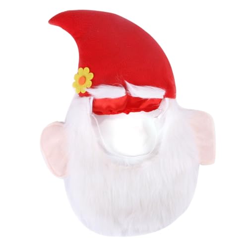 Disfraz para perro y gato Sombrero Navideño Rojo M