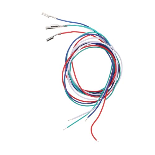 iplusmile Juego De 4 Cables Para Cabezal De Tocadiscos Estéreo Cuatro Colores (,), Cables Cortos De Repuesto Para Fonógrafos, Compatibles Tocadiscos Para Reparación y Mejora De Audio