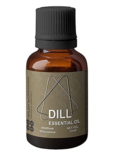 Image of Heilen Biopharm Dill Essential Oil For Overall Well Being Aromatic & Culinary Delight Digestive Support - 15 mL Per Bottle Pack of 1