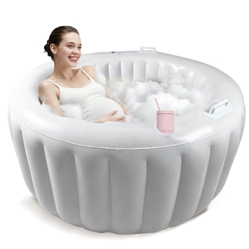 BOBADDST Birthing Pool for Home BirthsMulti-Functional Pool for RelaxThe Birthing Tub can Drain QuicklyNflatable Suitable for Expectant Mothers and Recreational Swimming for All