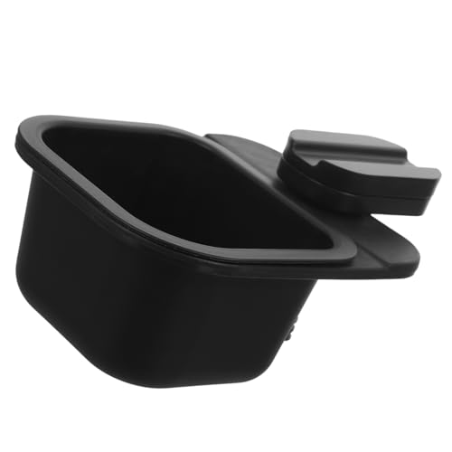 FONDOTIN Small Trash Can Lid Rotating Desk Garbage Can Sundry Storage Case Abs Plastic Practical Waste Bin