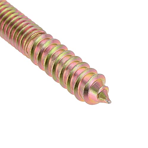 Image of uxcell 5 /16-18 x 2-1 /4 inch Hanger Bolts Double Head Dowel Screw for Wood Furniture 10pcs