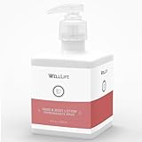 Well Life Luxurious Scented Hand Lotion - Pomegranate Spice - Moisturizing, Nourishing, Hydrating - Simple Ingredients - 8 ounces