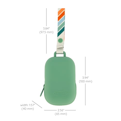Image of Infantino PaciPod Premium Silicone Pacifier Holder, Easy to Clean