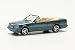 Produktbild Herpa Modellauto Mercedes-Benz 320 CE Cabrio mit Brabus-Monoblock IV Felgen, originalgetreu im Maßstab 1:87, Auto Modell für Diorama, Modellbau Sammlerstück, Deko Automodelle aus Kunststoff