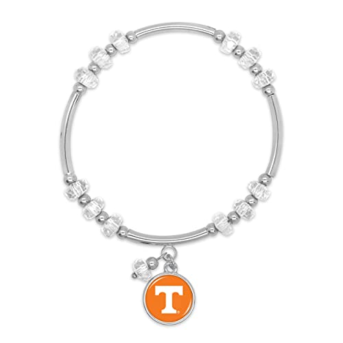 From the Heart Tennessee Volunteers Ivy Stretch Bracelet Silver Jewelry Gift UT 7 5''