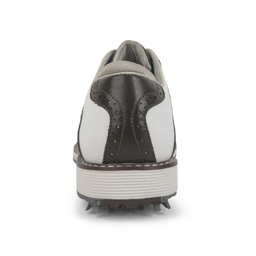Image of THESTRON Men Golf Shoes Waterproof Professional Golf Footwears Spikes Spikeless Golf Walking Sneakers Turf Sports Golf Training Sneakers for Men