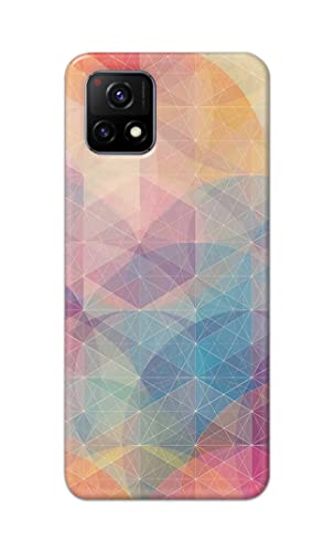 Image of Printed Hard Back Cover Case for Vivo Y52s | Vivo Y72 5G | Vivo Y31s 5G | Vivo Y52s t1 Back Cover (Crumpled Paper Design) -1803